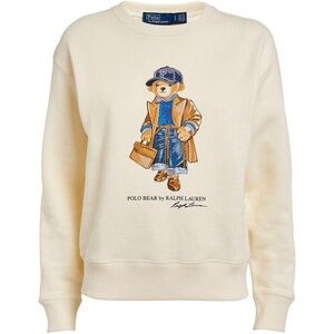 Ralph Lauren Cream Polo Bear Sweatshirt